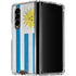 Uraguay Flag Distressed Galaxy Z Fold4 5G Clear Case